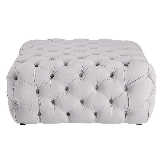 Большой пуф Jyles с каретной стяжкой