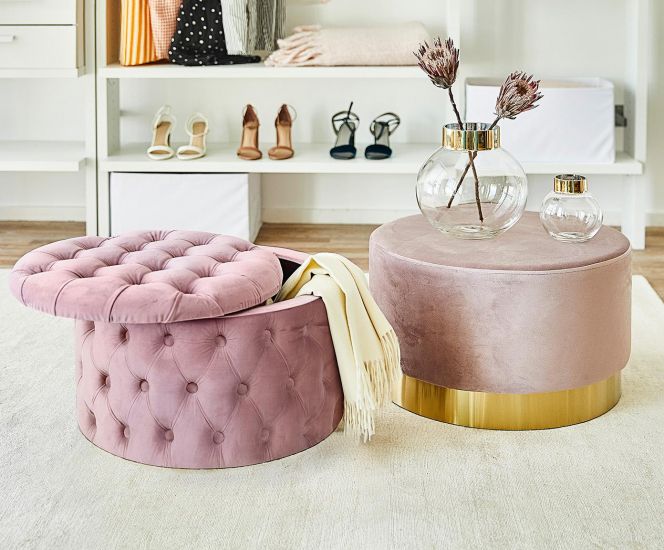 Пуф Nube mini с каретной стяжкой