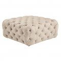 Большой пуф Jyles с каретной стяжкой