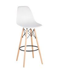 Стул барный EAMES DSW белый