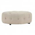Большой круглый пуф Jill с каретной стяжкой