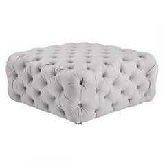 Большой пуф Jyles с каретной стяжкой